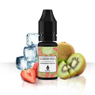 Ambrosia Strawberry Kiwi Ice 10ml Flavor Mockup WBF-1200x1200